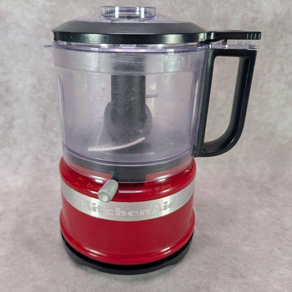 KitchenAid KFC3516ER Empire Red 3.5 Cup Mini Food Chopper Processor Complete